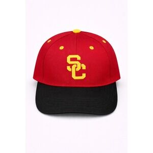 USC Trojans Hat Red Black California Strong Banc of California Baseball Cap OSFM